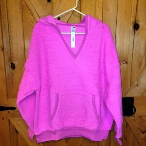 Women's Pink Fleece Hoodie